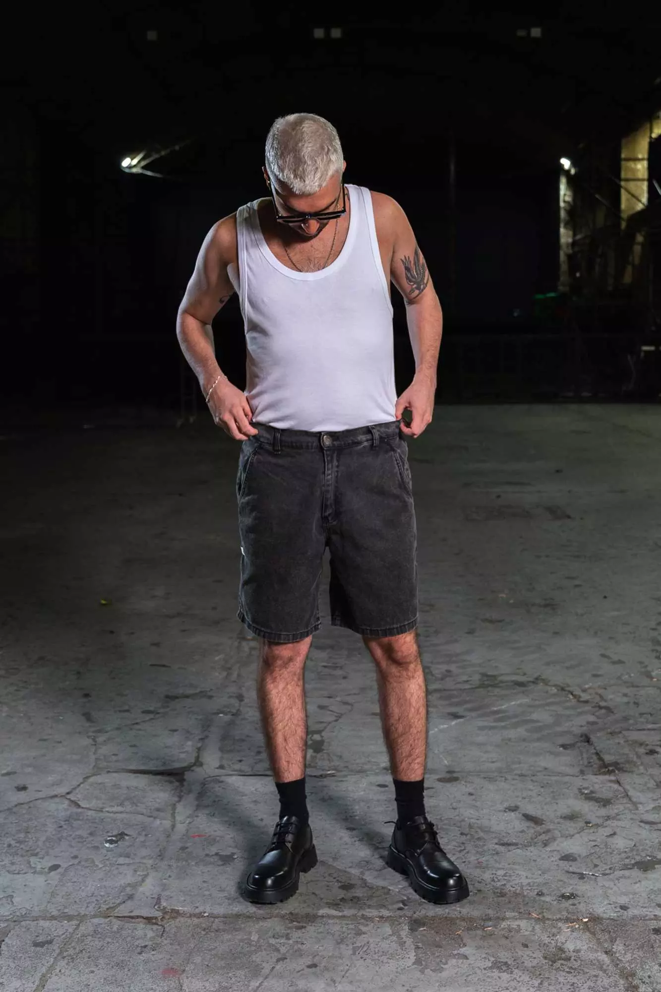 Short de jean negro - D04
