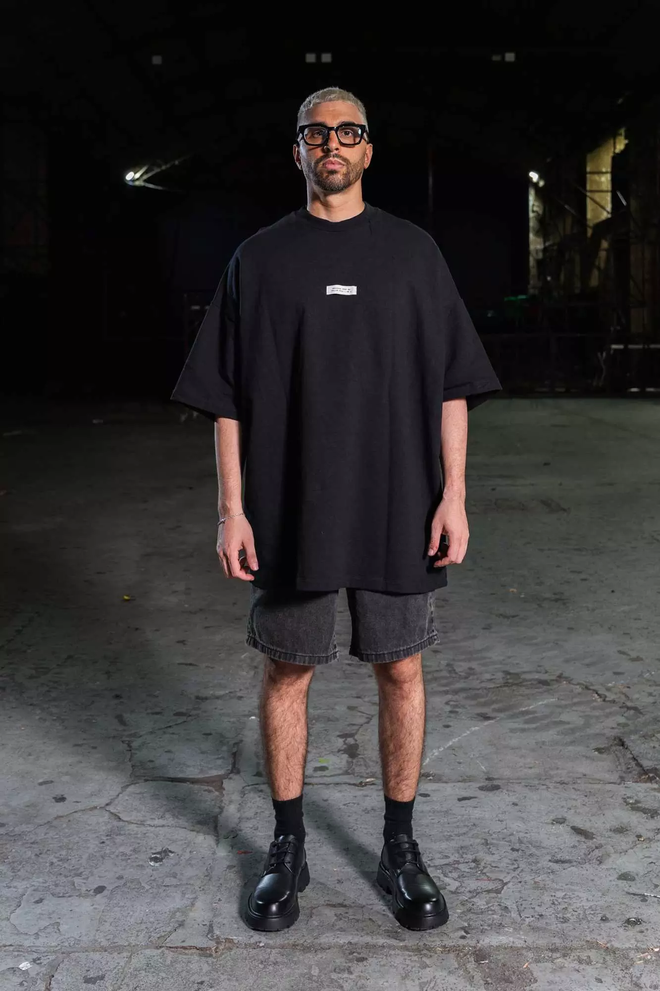 Remera negra X - D04