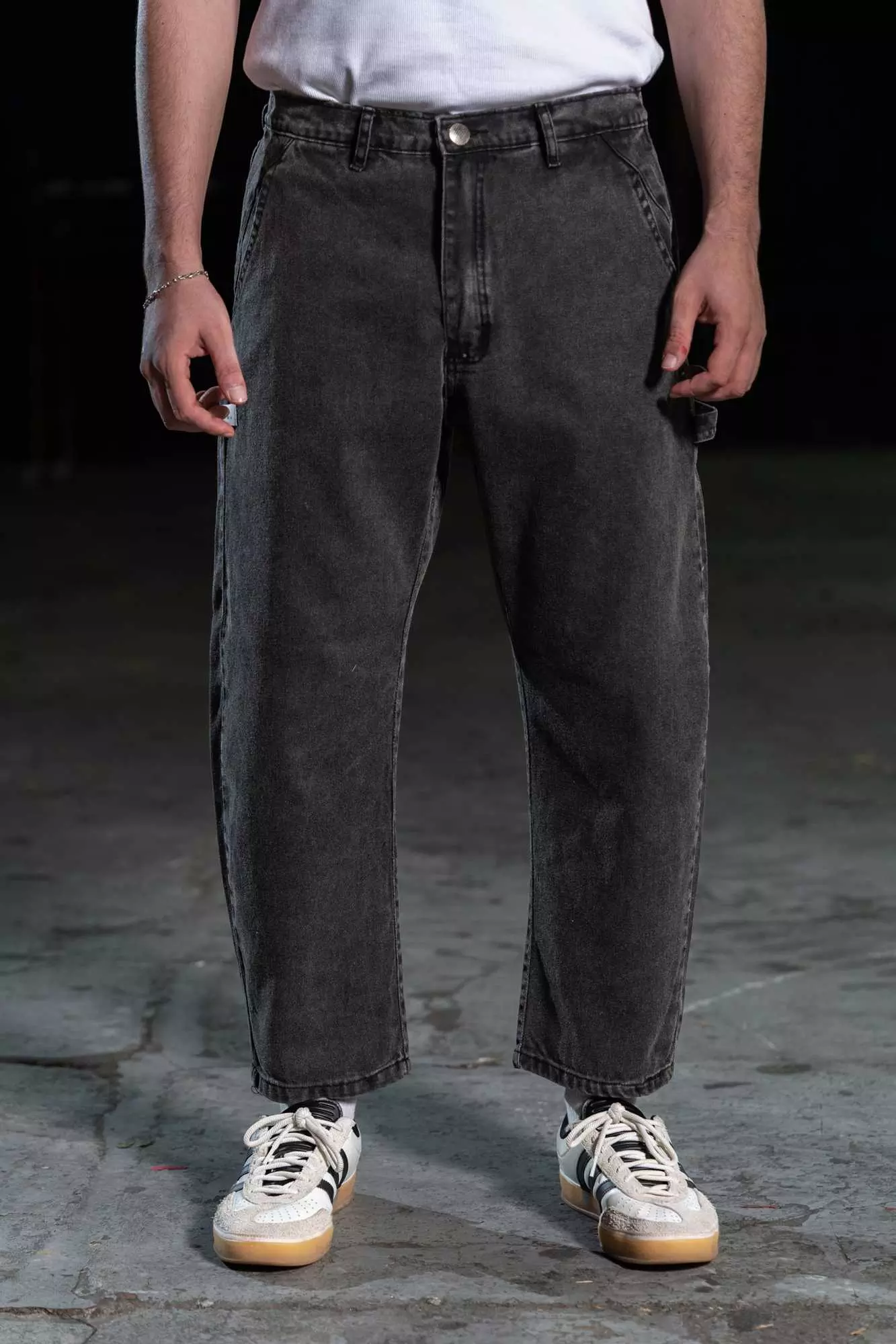 Pantalón de jean negro - D04