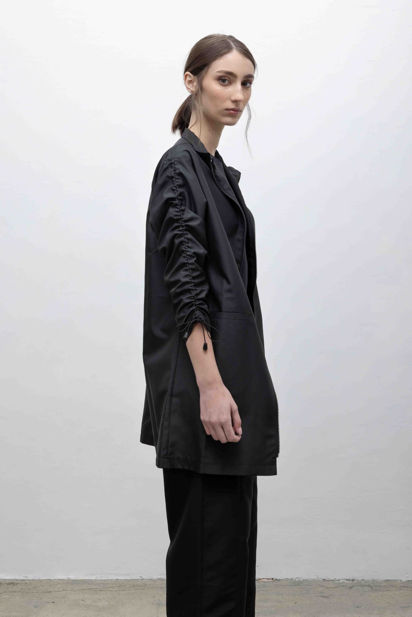 Vestido Tráquea Negro