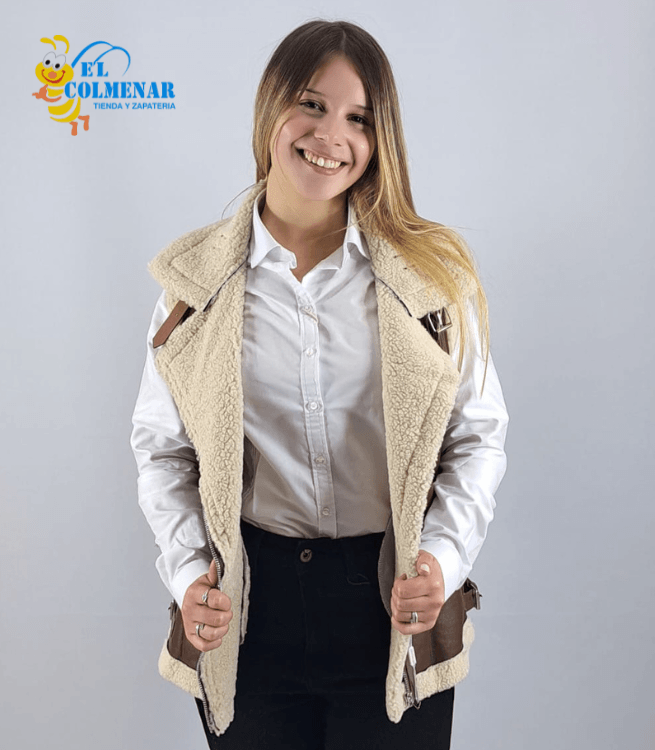 CHALECO GAMULAN DE CUERINA