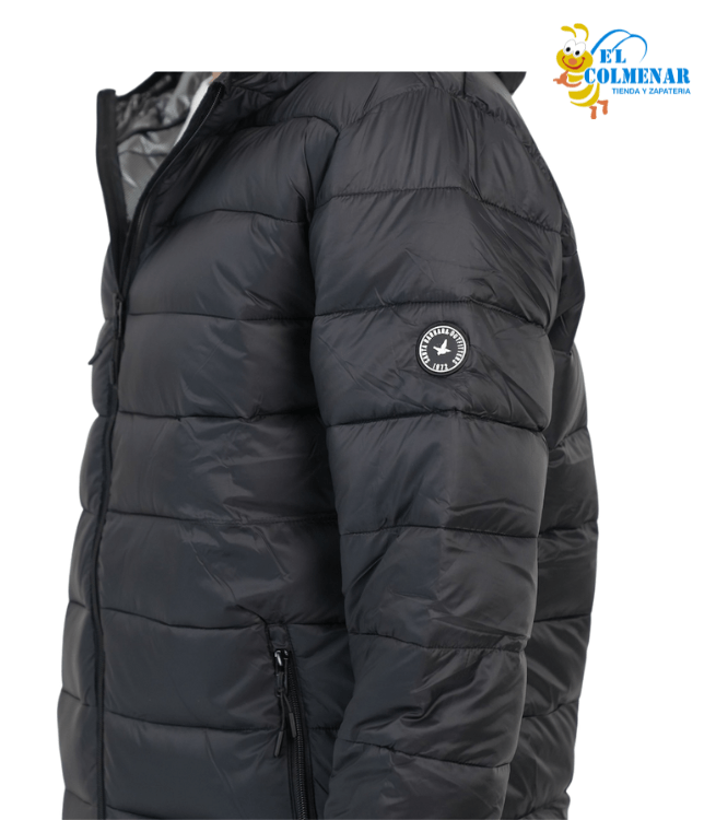 CAMPERA SANTA BARBARA ULTRA LIVIANA C/CAPUCHA SILVER UL4