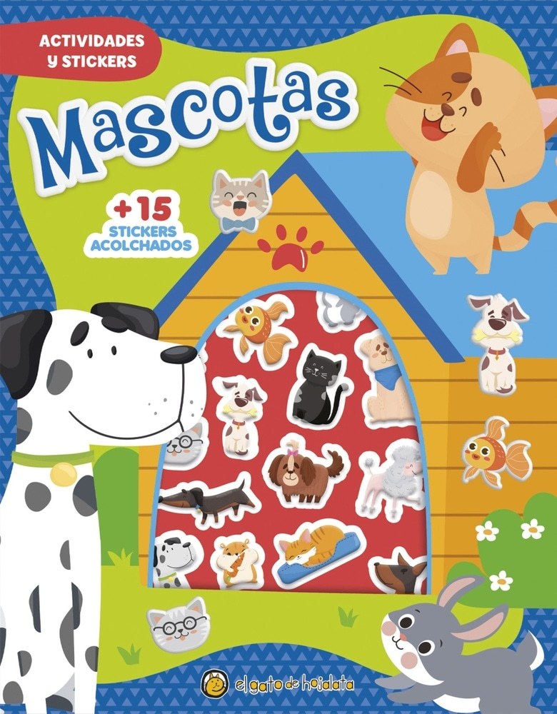 STICKERS ACOLCHADITOS. MASCOTAS