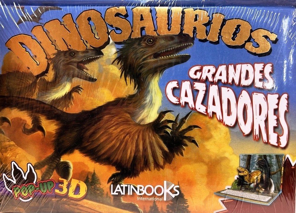 DINAOSAURIOS POP UP 3D - GRANDES CAZADORES