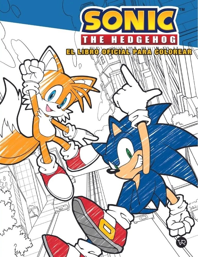 SONIC THE HEDGEHOG - EL LIBRO OFICIAL PARA COLOREAR