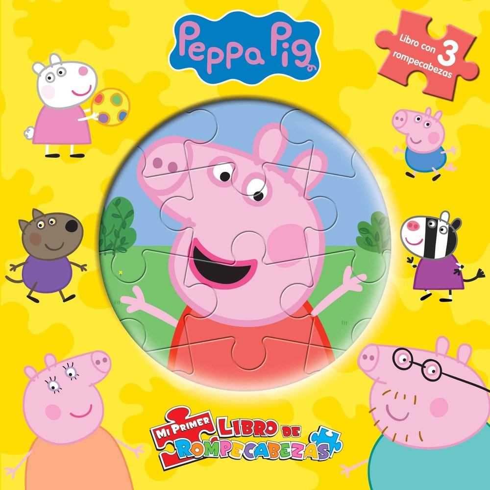 MI PRIMER LIBRO DE ROMPECABEZA-PEPPA PIG