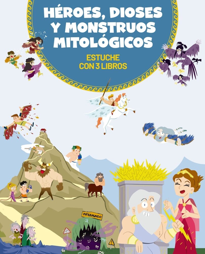 ESTUCHE - HÉROES, DIOSES Y MONSTRUOS MITOLÓGICOS