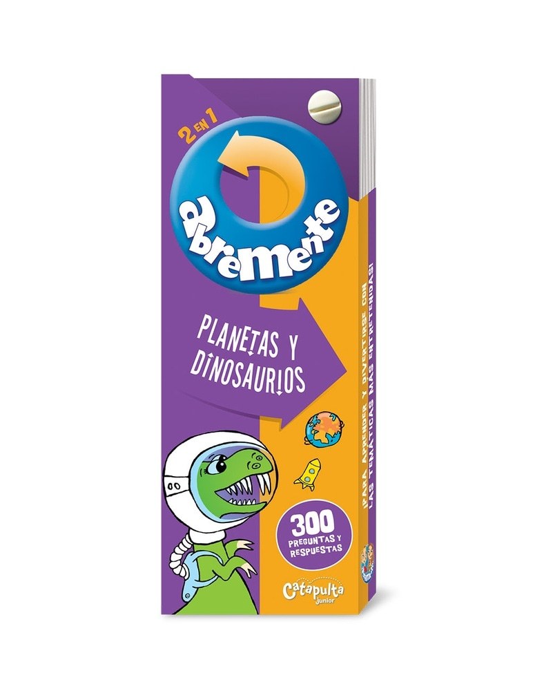 ABREMENTE 2 EN 1 - PLANETAS Y DINOSAURIOS