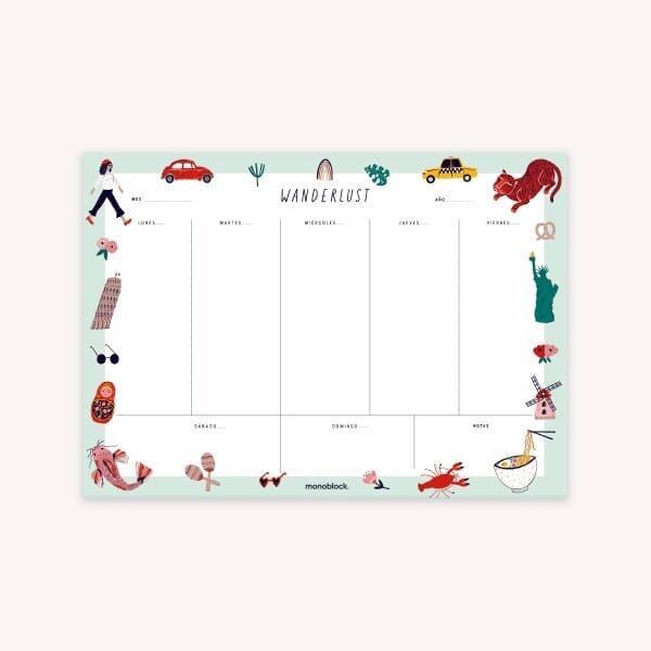PLANNER SEMANAL WANDERLUST