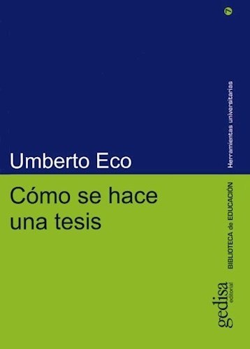 CÓMO SE HACE UNA TESIS