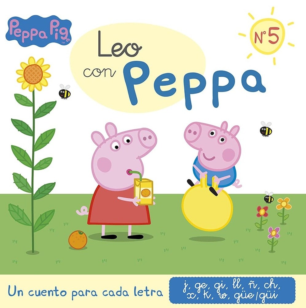 LEO CON PEPPA - UN CUENTO PARA CADA LETRA: J, GE, GI, LL, Ñ, CH, X, K, W, GUE-GUI