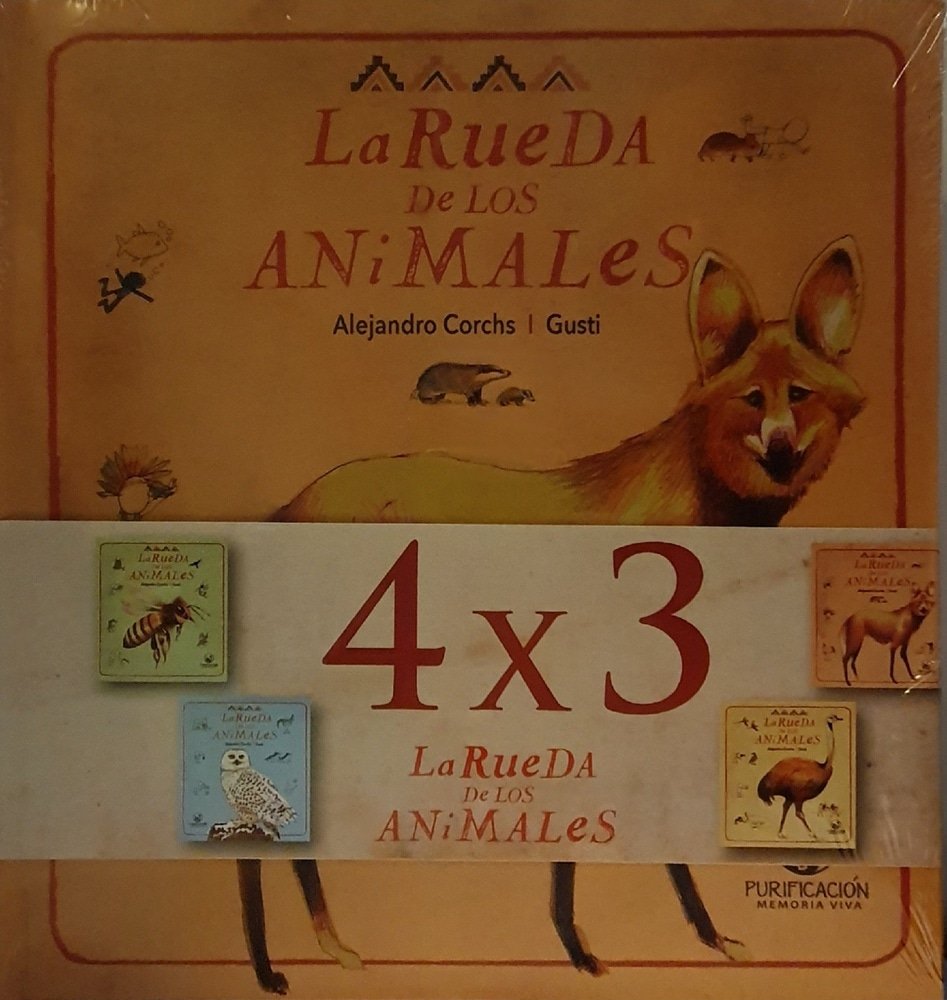 PACK LA RUEDA DE LOS ANIMALES 4 TOMOS