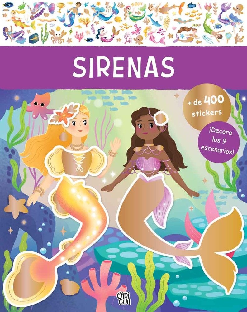 STICKERS CREATIVOS SIRENAS