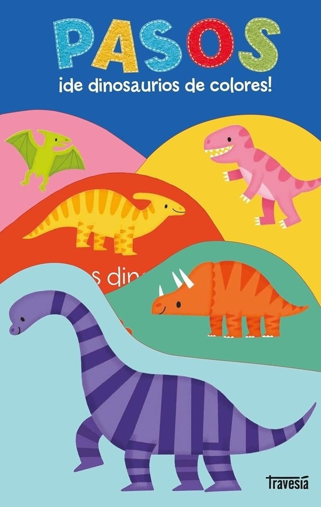 PASOS DE DINOSAURIOS DE COLORES