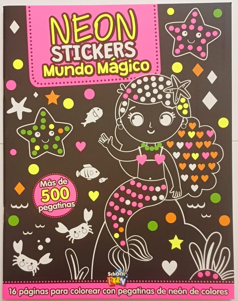 NEON STICKERS MUNDO MAGICO