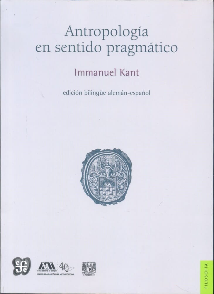 ANTROPOLOGÍA EN SENTIDO PRAGMÁTICO