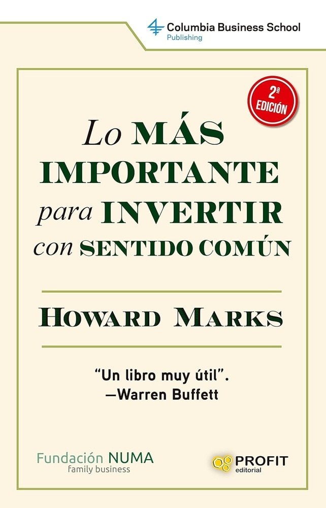 MAS IMPORTANTE PARA INVERTIR CON SENTIDO COMUN, LO