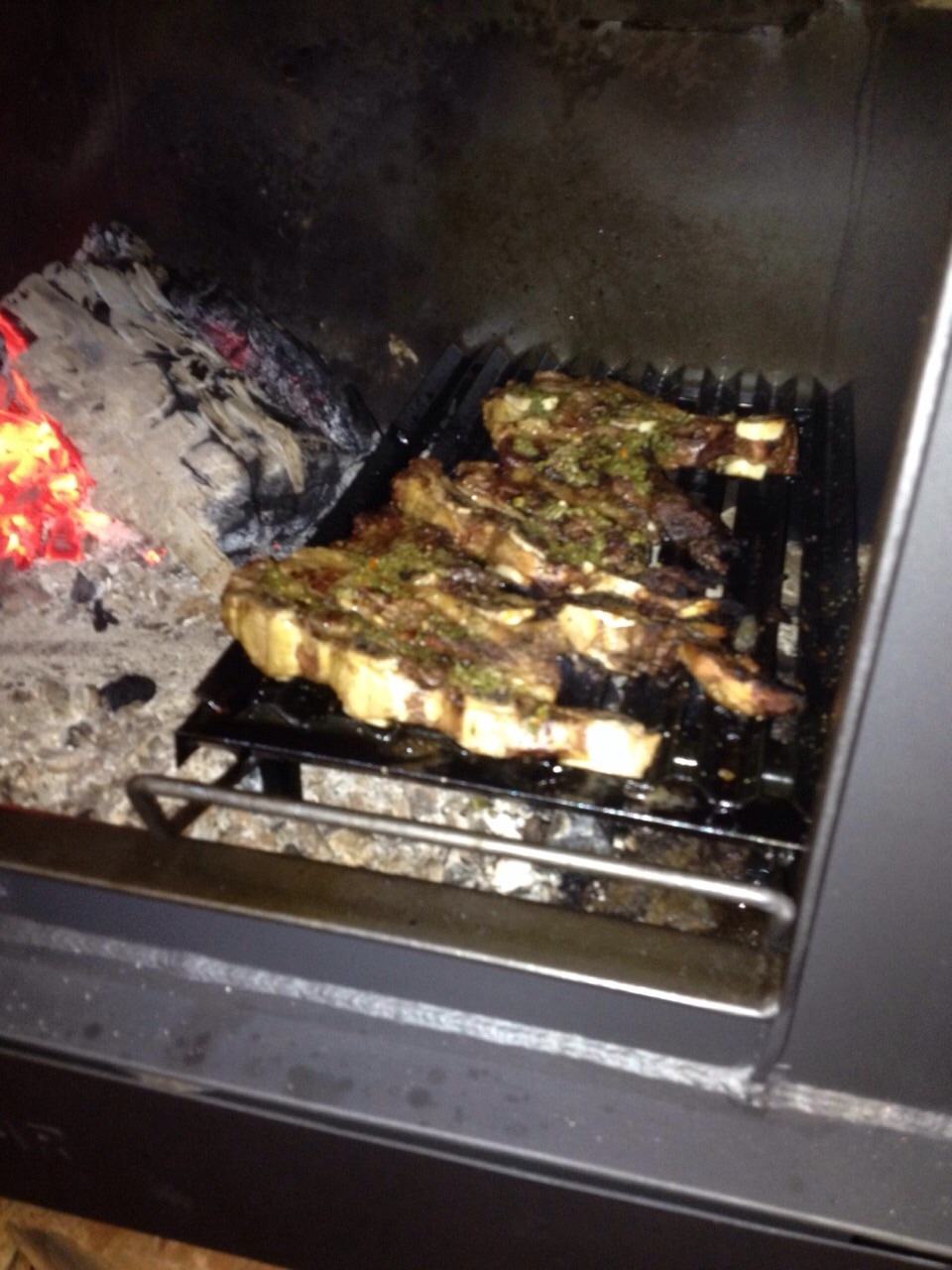 Parrilla enlozada