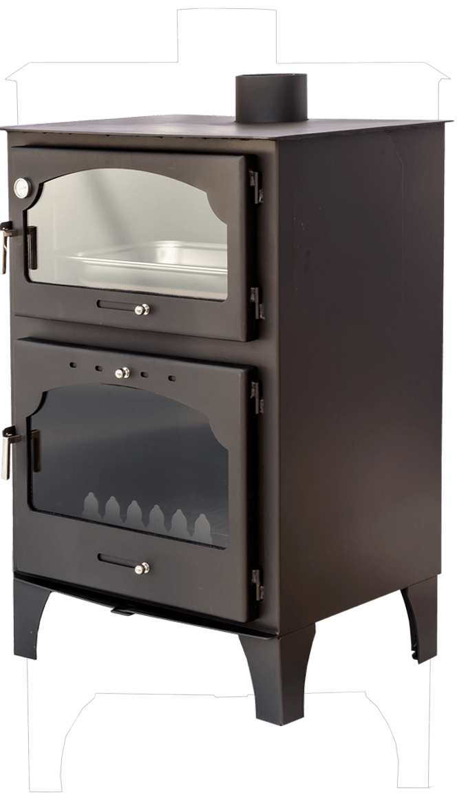 Jabalón con horno Triple combustión