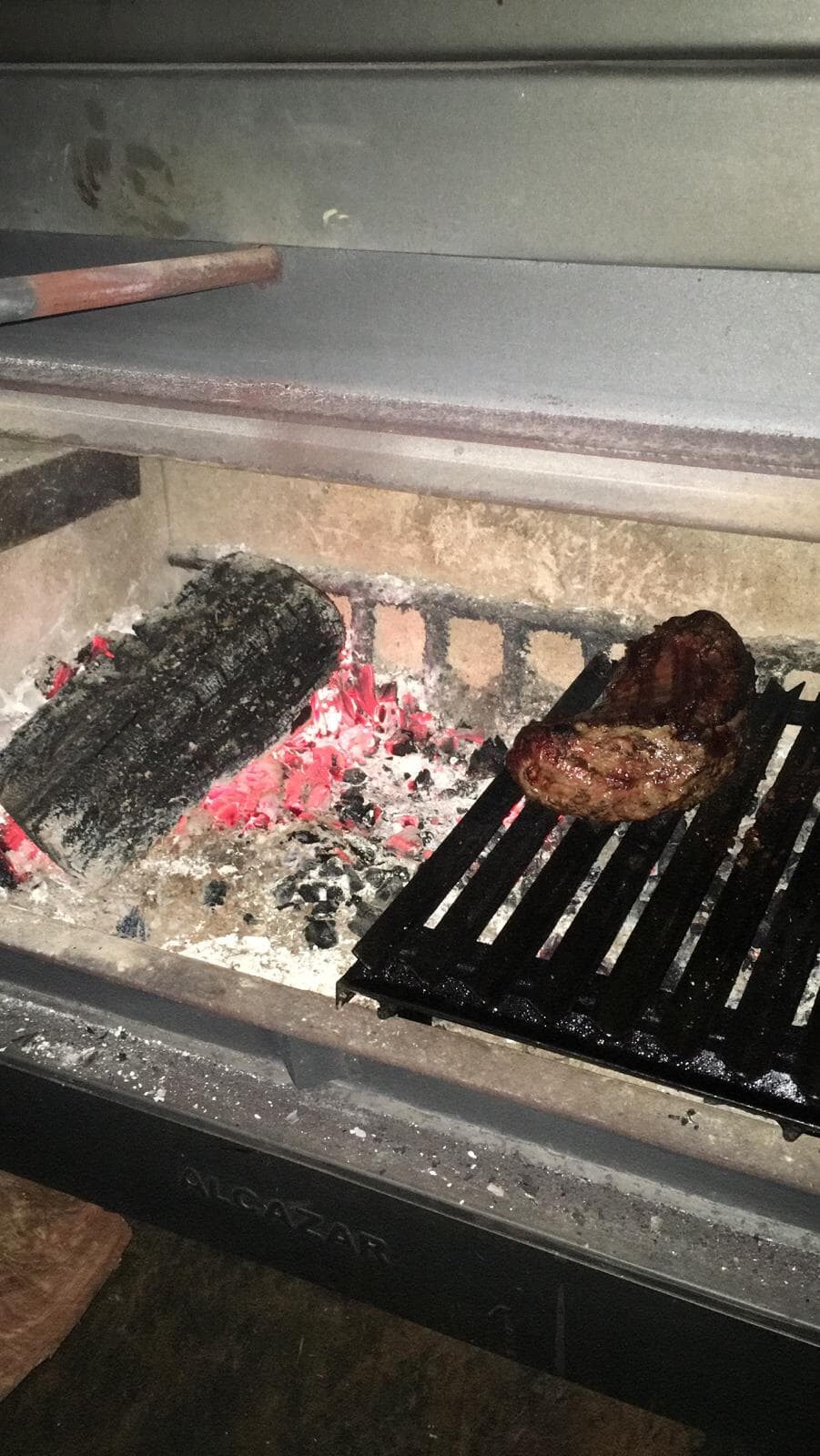 Parrilla enlozada