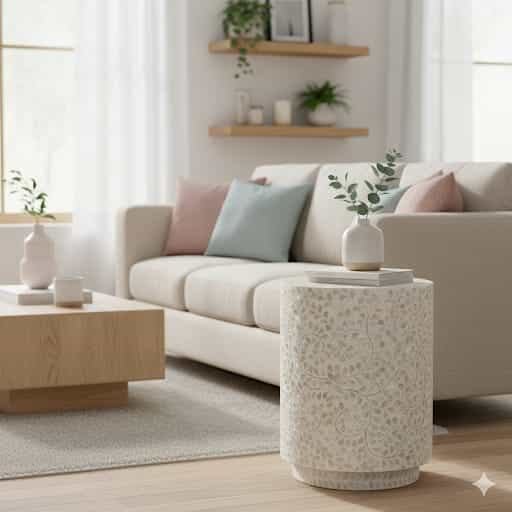 Stool Beige