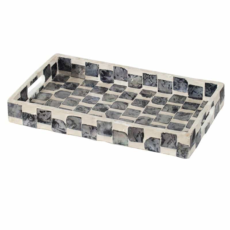 Bandeja decorativa Black & White