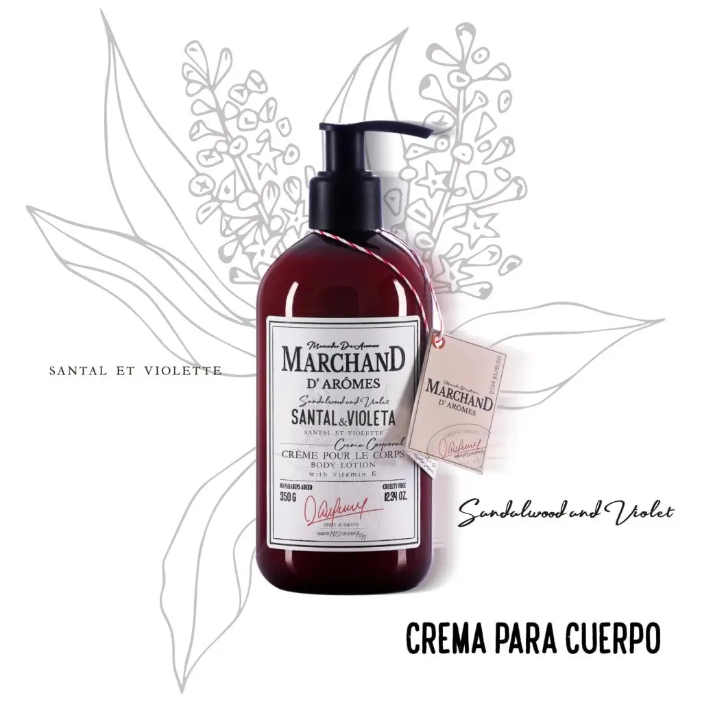Body Lotion MDA Santal & Violeta con Vitamina E