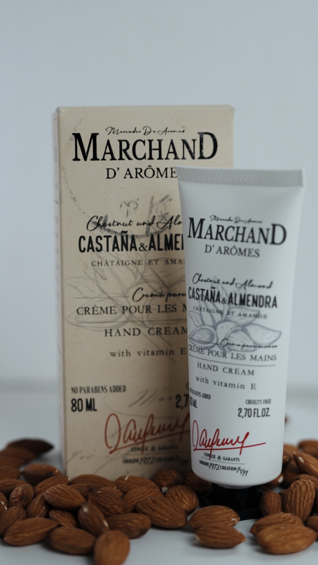 Crema de Manos MDA Castaña & Almendra con Vitamina E