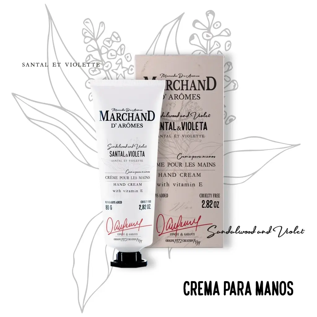 Crema de Manos MDA Santal & Violeta con Vitamina E