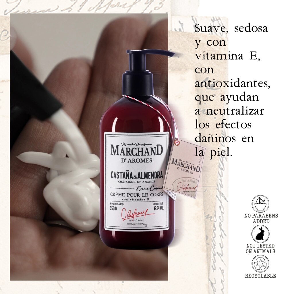 Body Lotion MDA Castaña & Almendra con Vitamina E