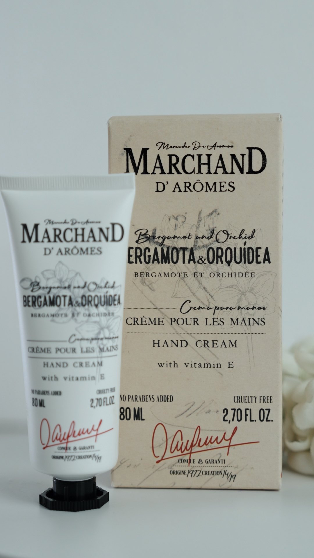Crema de Manos MDA Bergamota & Orquídeas con Vitamina E