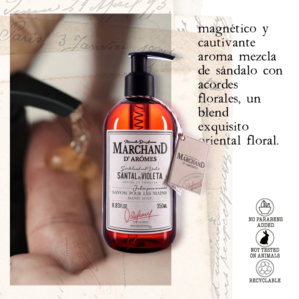 Jabón Líquido MDA Santal & Violeta