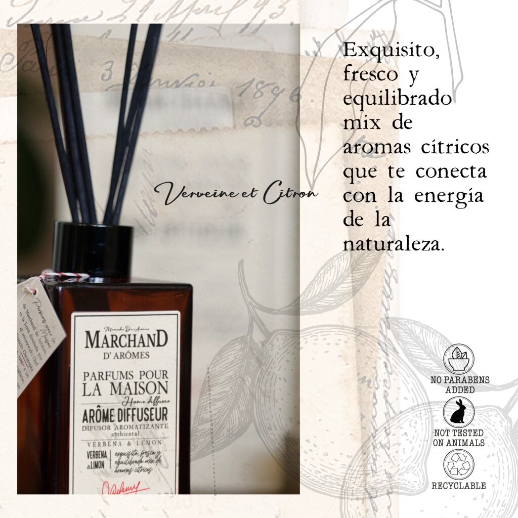 Difusor de Varilla MDA Verbena & Limón