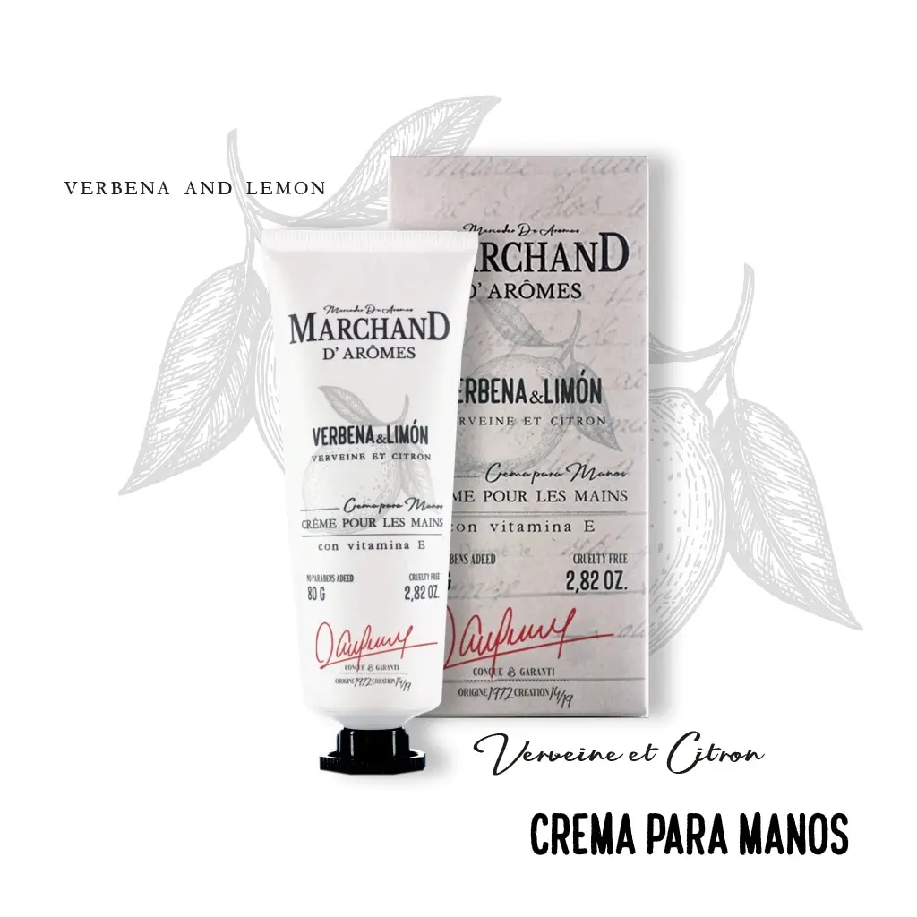 Crema de Manos MDA Verbena & Limón con Vitamina E