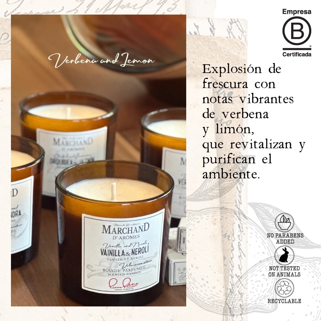 Vela Aromática MDA Verbena & Limón