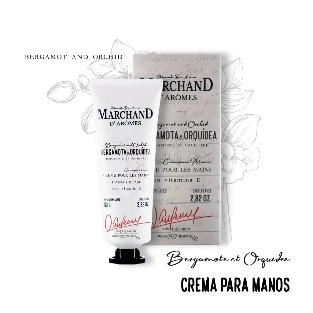 Crema de Manos MDA Bergamota & Orquídeas con Vitamina E