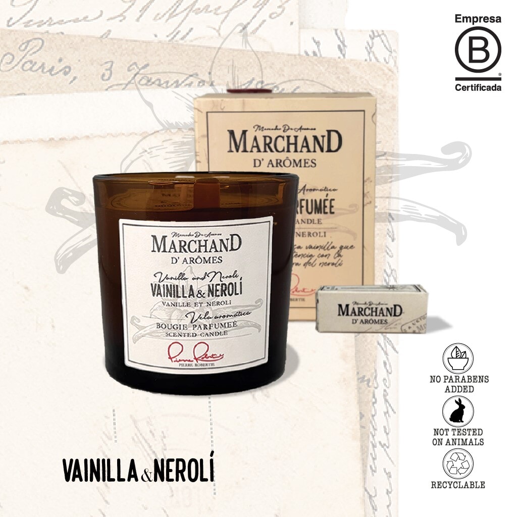 Vela Aromática MDA Vainilla & Nerolí
