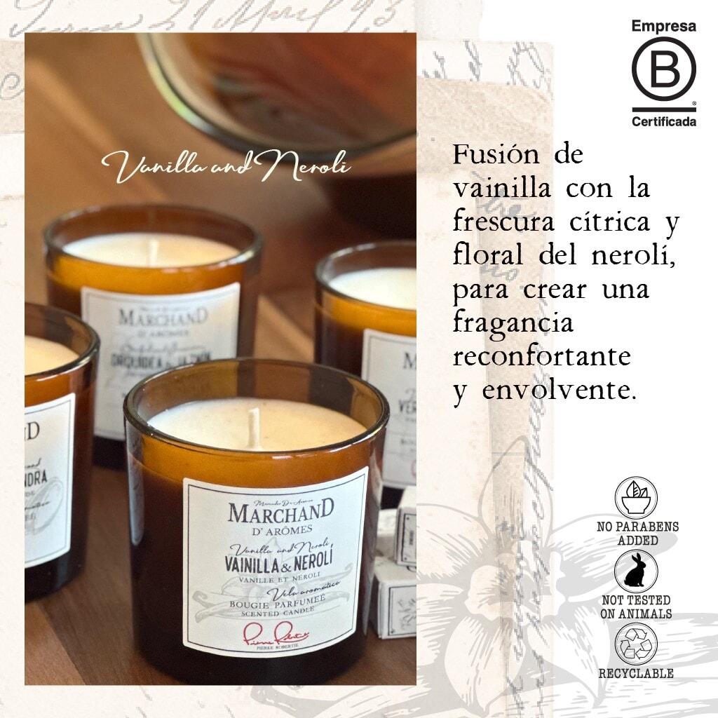 Vela Aromática MDA Vainilla & Nerolí