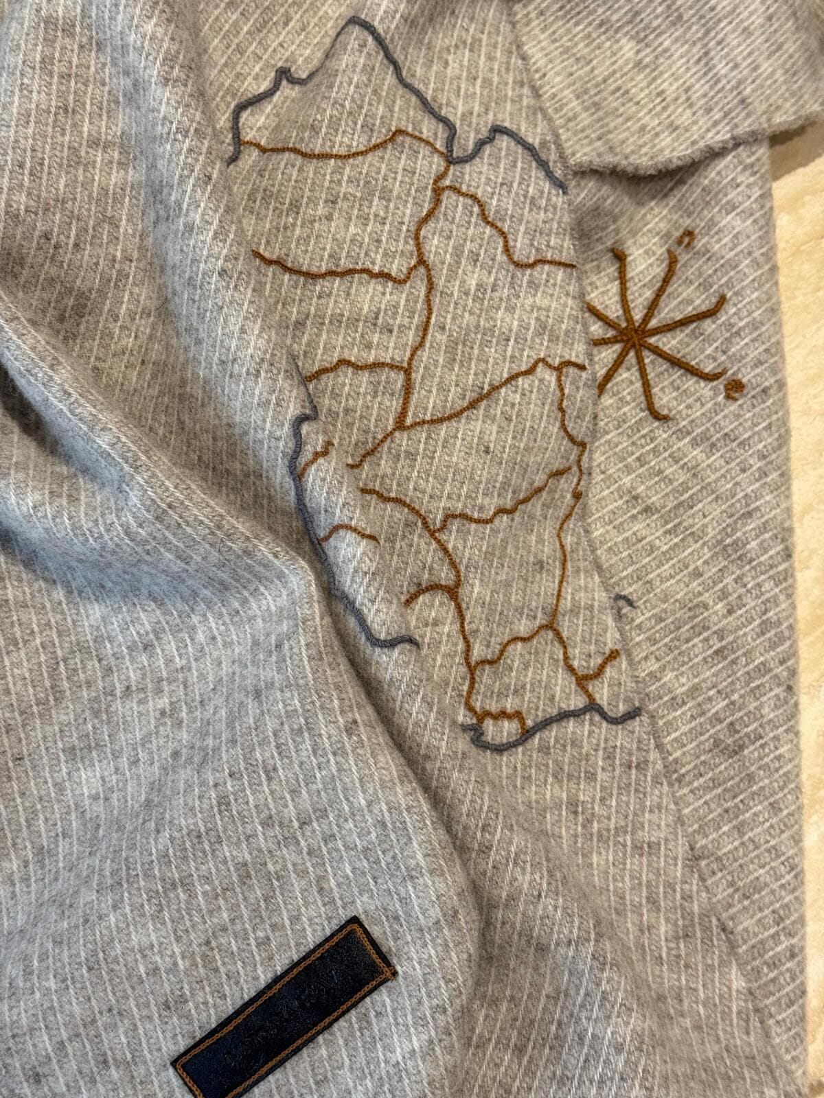 BUFANDON ATILA URUGUAY beige talle único