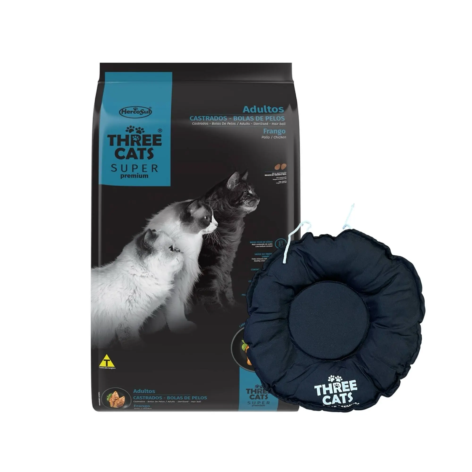 Three Cats Bola De Pelo Castrados 10 Kg