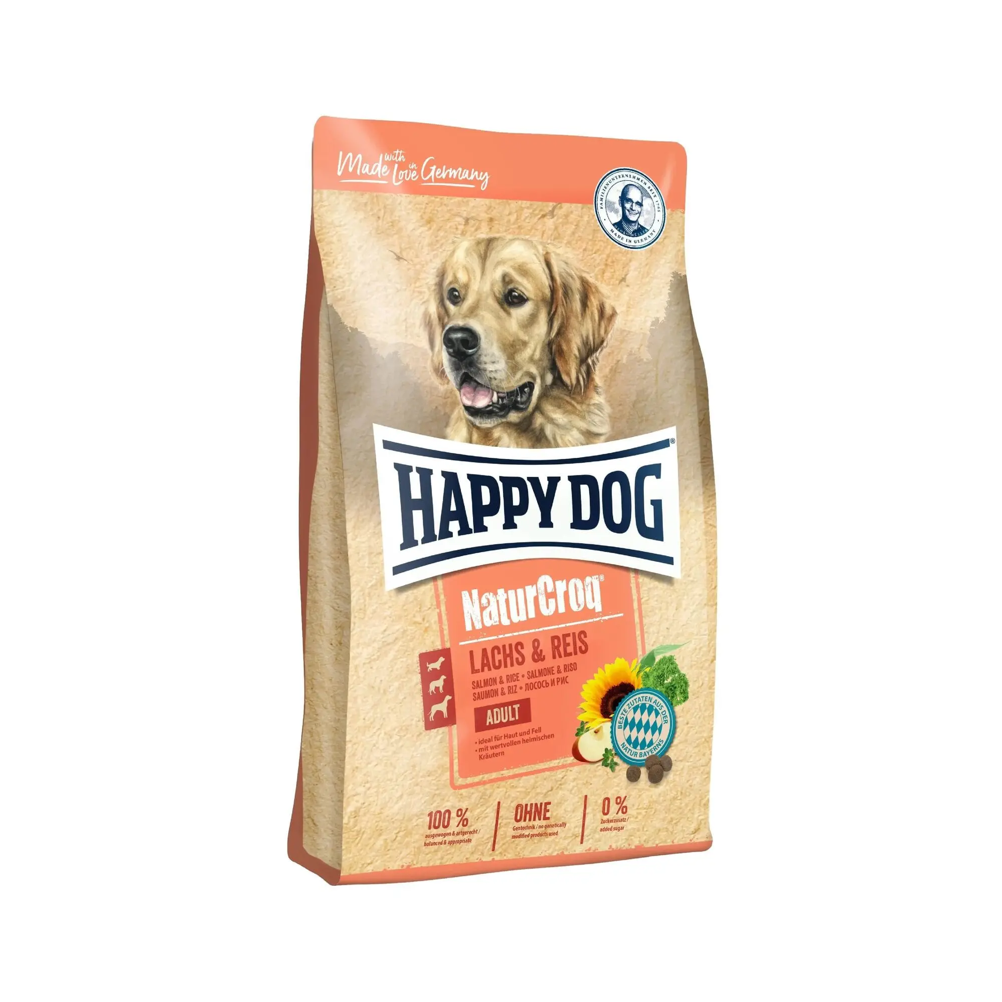 Happy Dog Naturcroq Salmon y Arroz 11kg