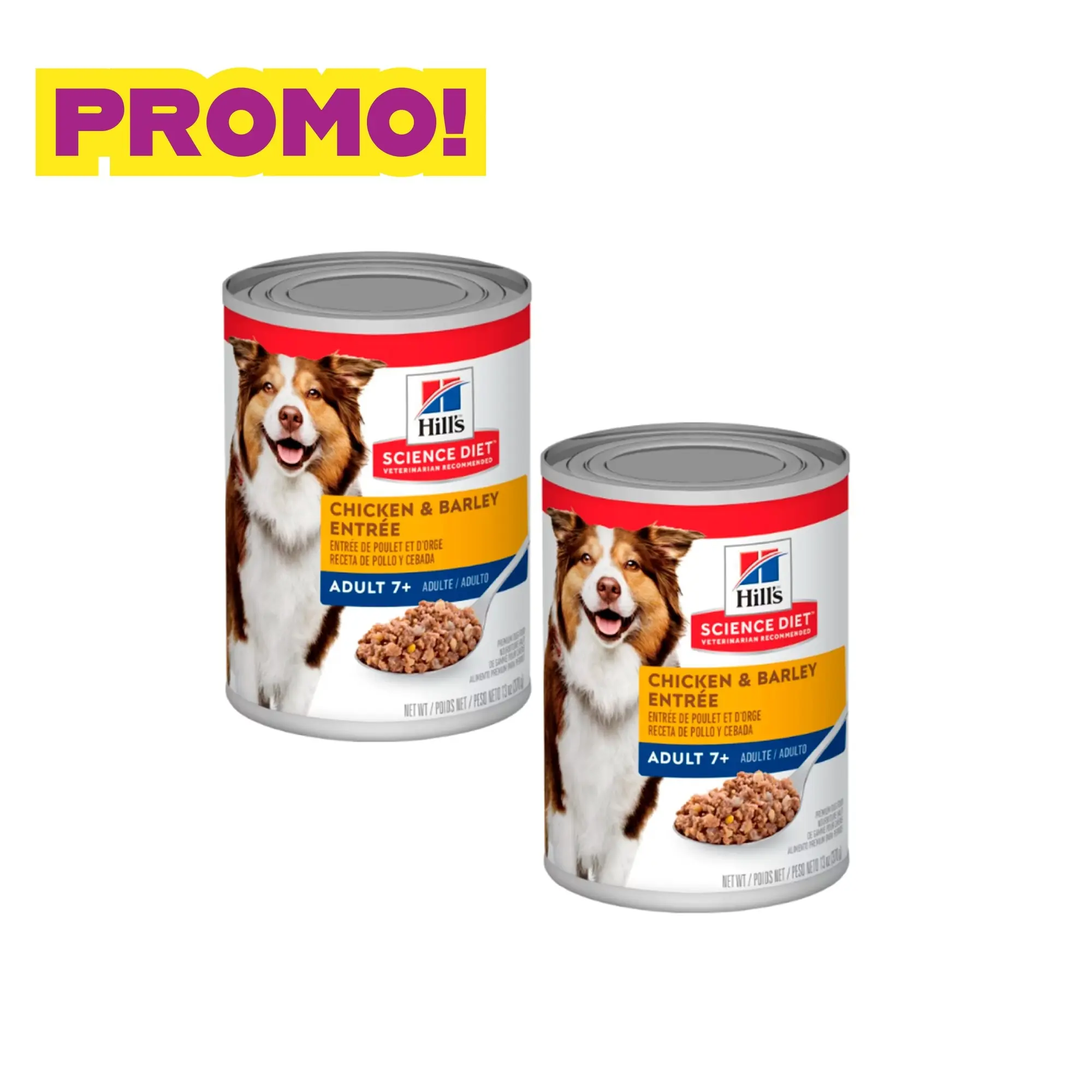 Pate Perro Hills Senior Adult 7+ 370grs 2 Unidades