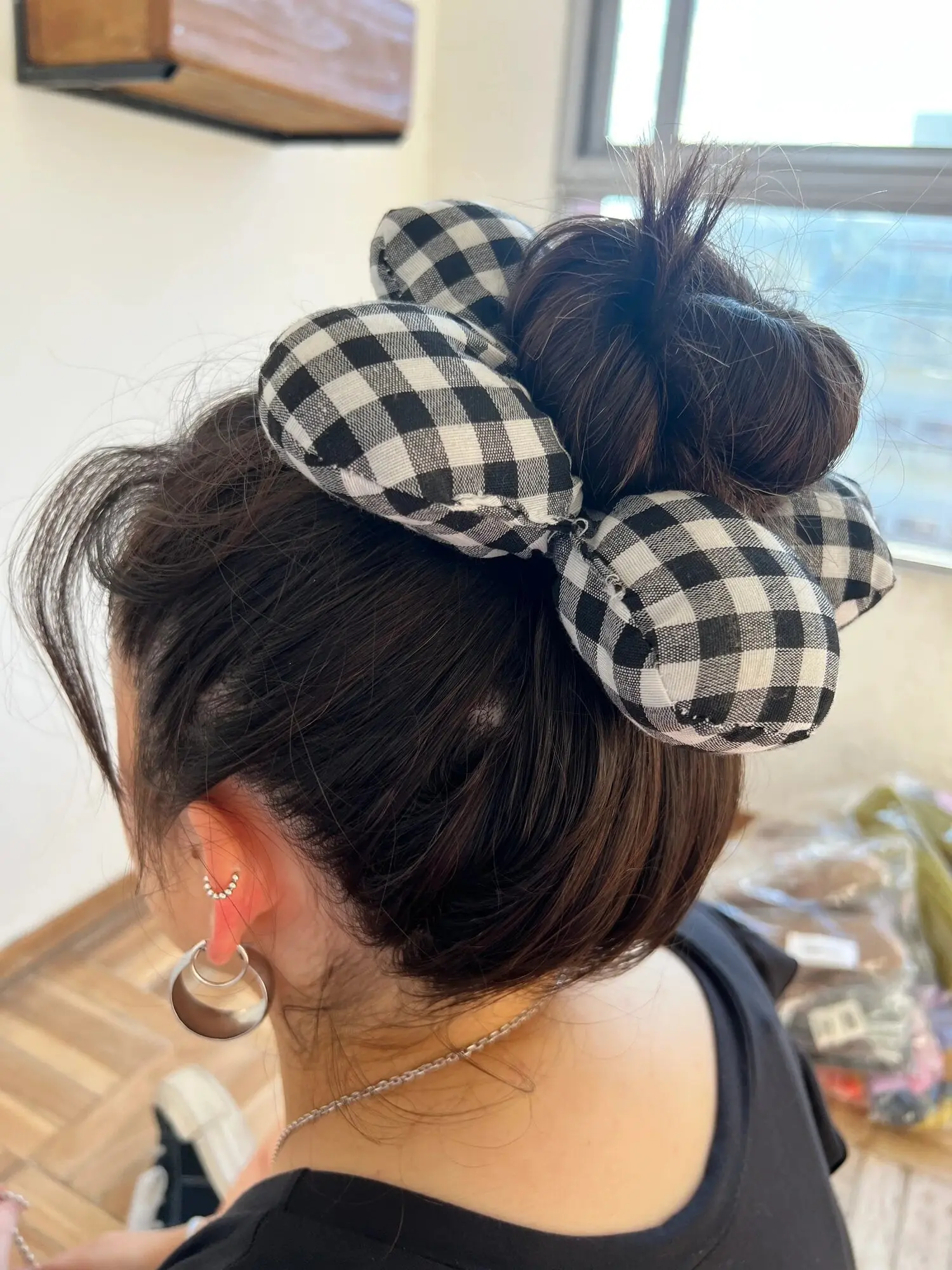 Goma de pelo Vichy