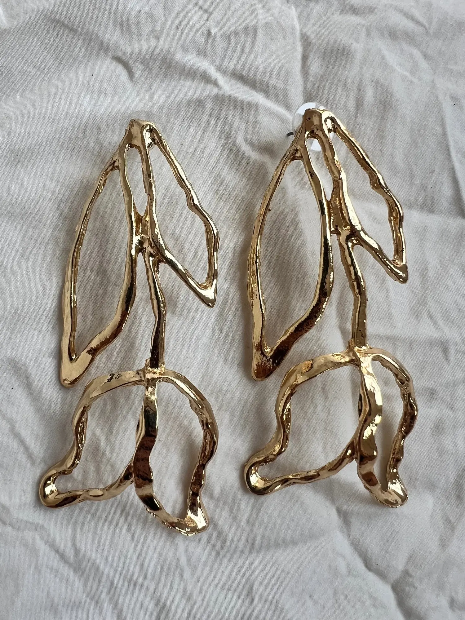 Pendientes Hojas