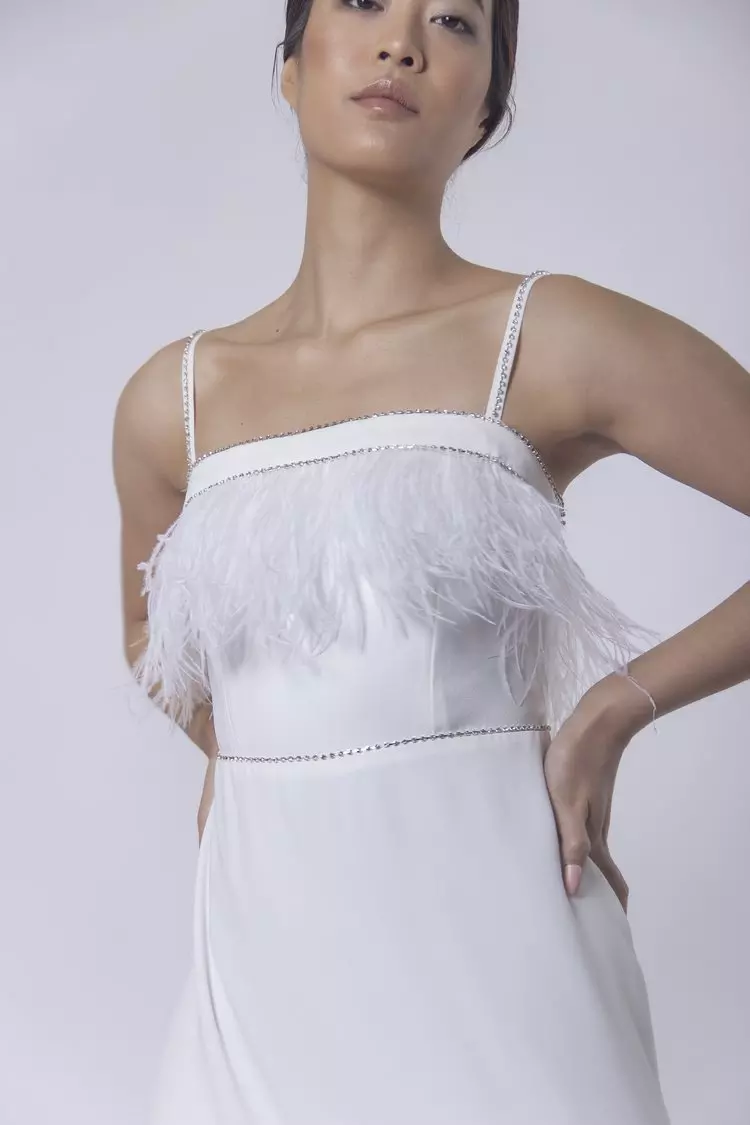 Vestido Feathers