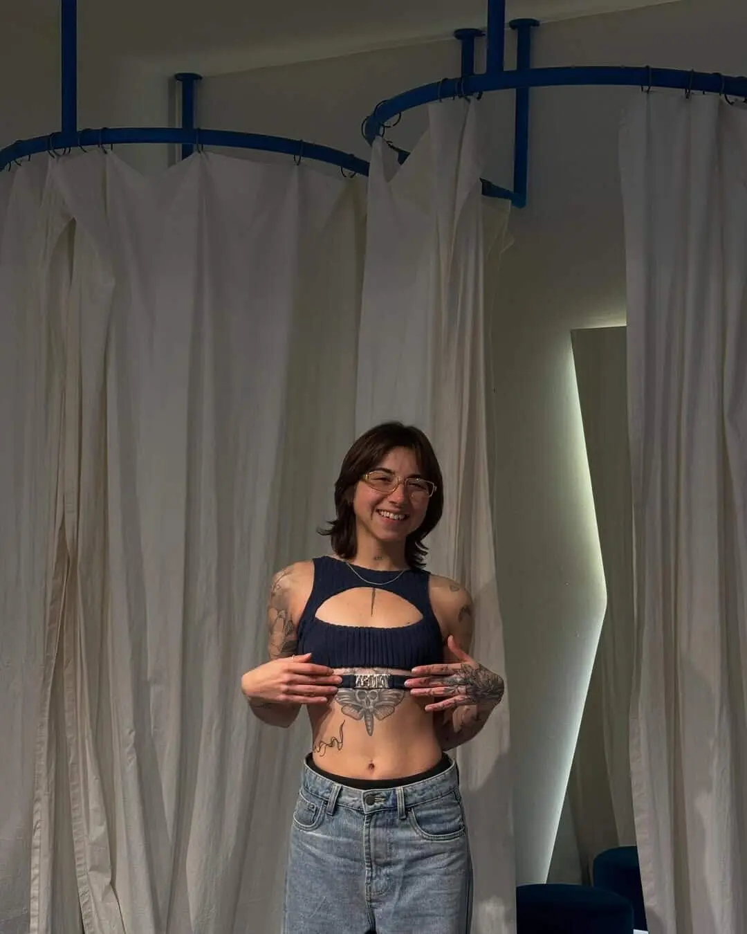 Top Hot as Hell Jean Reciclado