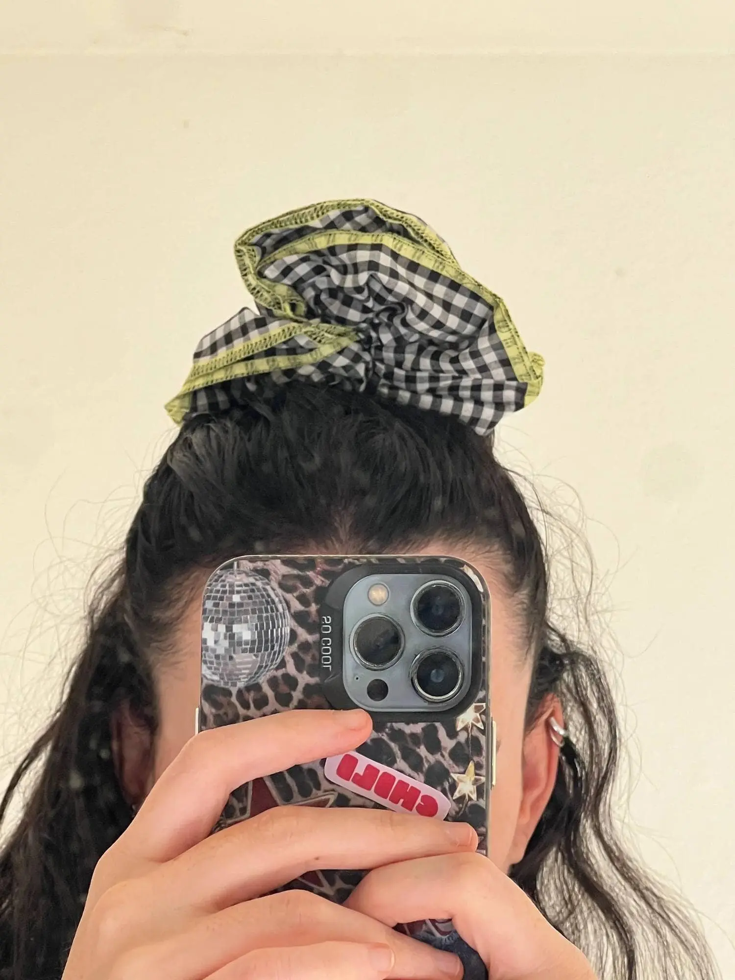 Goma de Pelo Cuadros