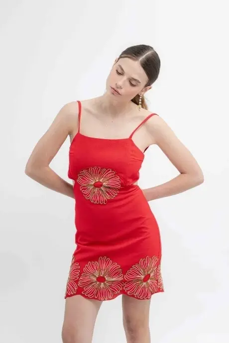 Vestido Floral Corto